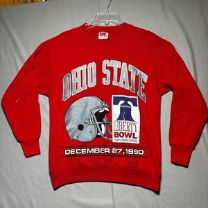 Vintage Ohio State Buckeyes 1990 Liberty Bowl Sweatshirt‎ Medium Made in USA
